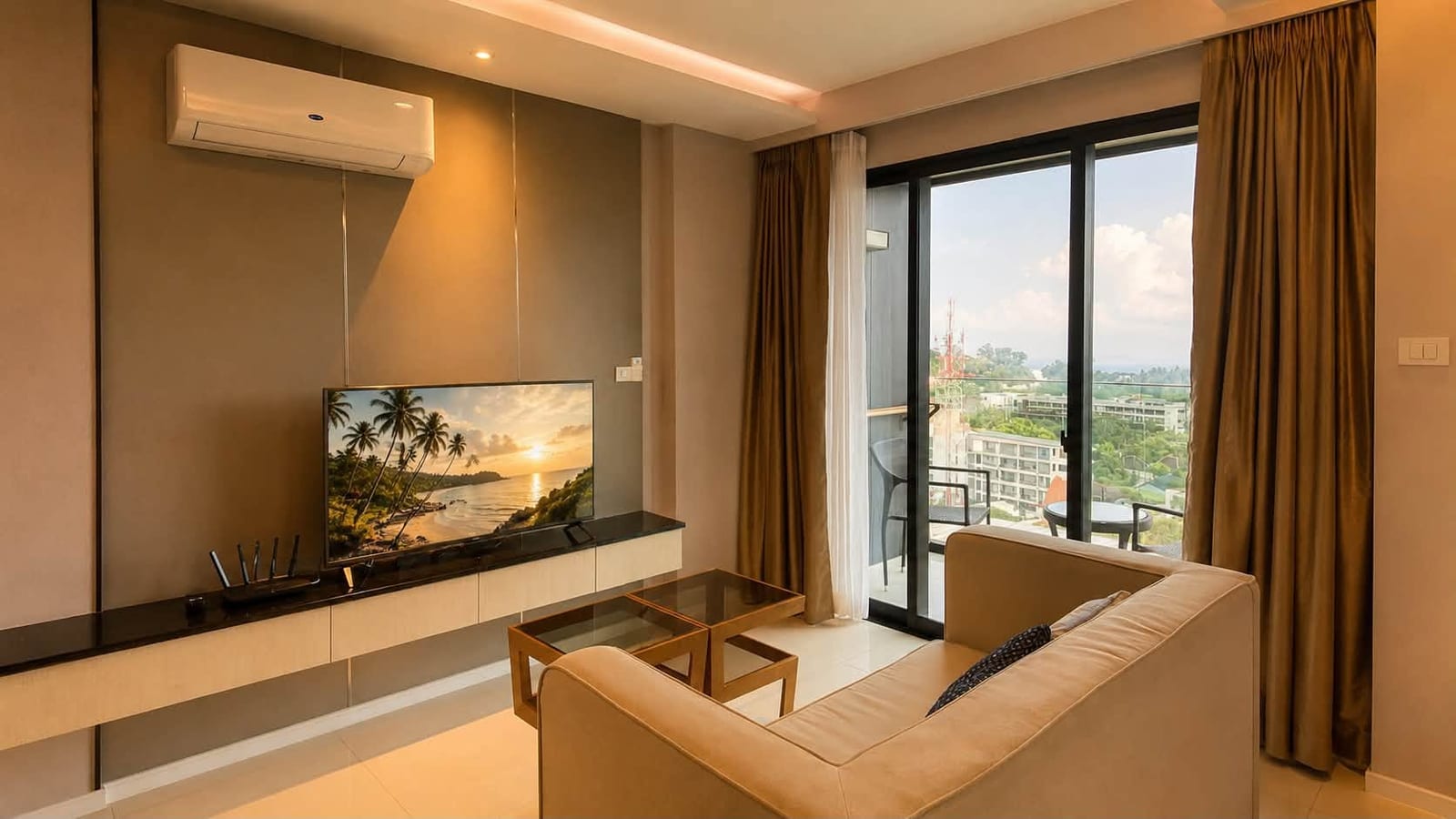 Sea-View 1-Bedroom Apartment — Mida Grande, Surin 3
