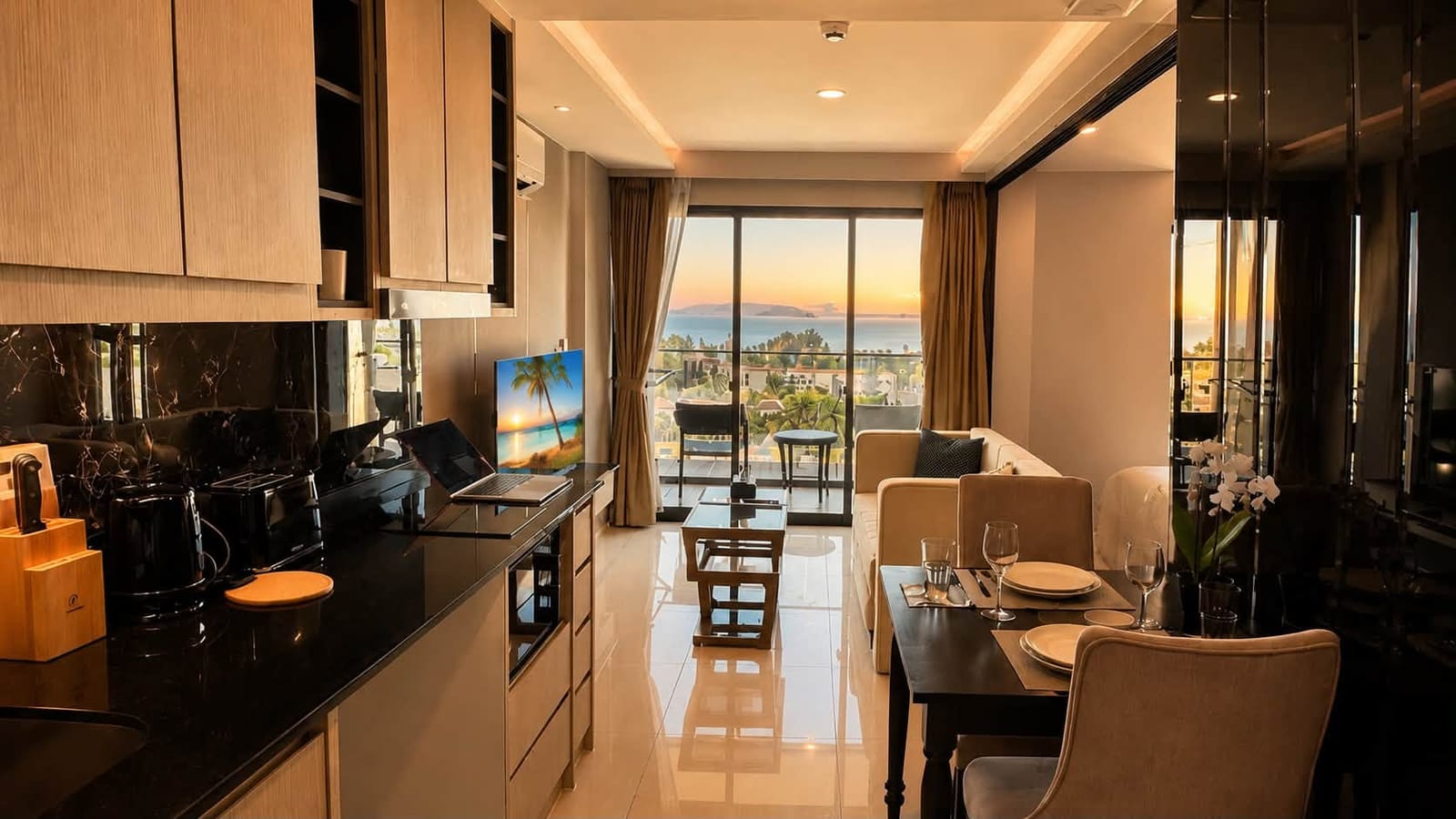Sea-View 1-Bedroom Apartment — Mida Grande, Surin 6