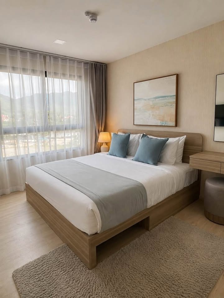 Brand-New 2-Bedroom Apartment with Mountain View — The Base, Cherng Talay 10