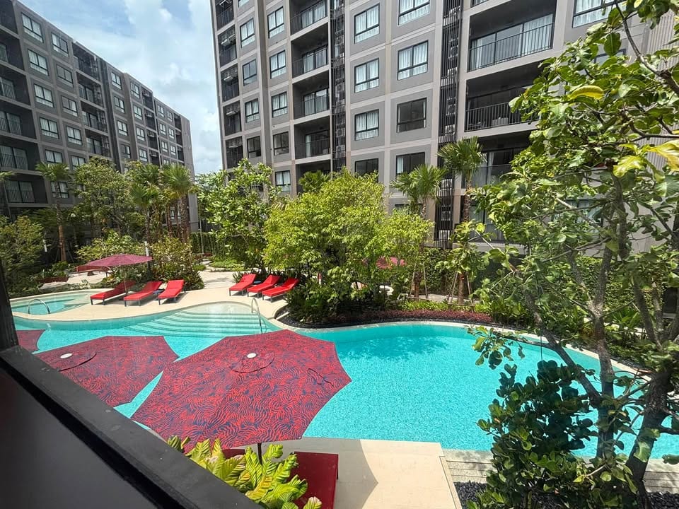 2-Bedroom Apartment with Pool and Mountain View — The Base, Cherng Talay 4