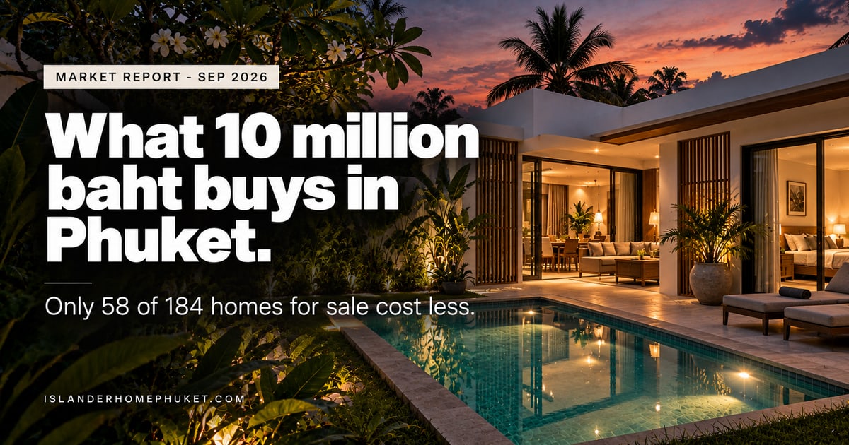 What 10 Million Baht Buys in Phuket in 2026, Area by Area