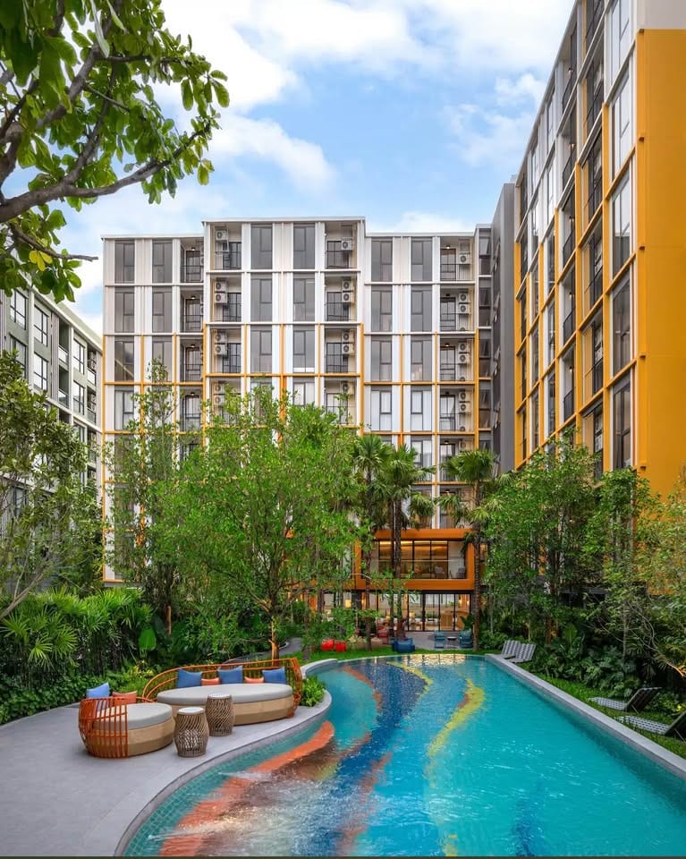 2-Bedroom Condominium for Sale in Phuket Town — pool view