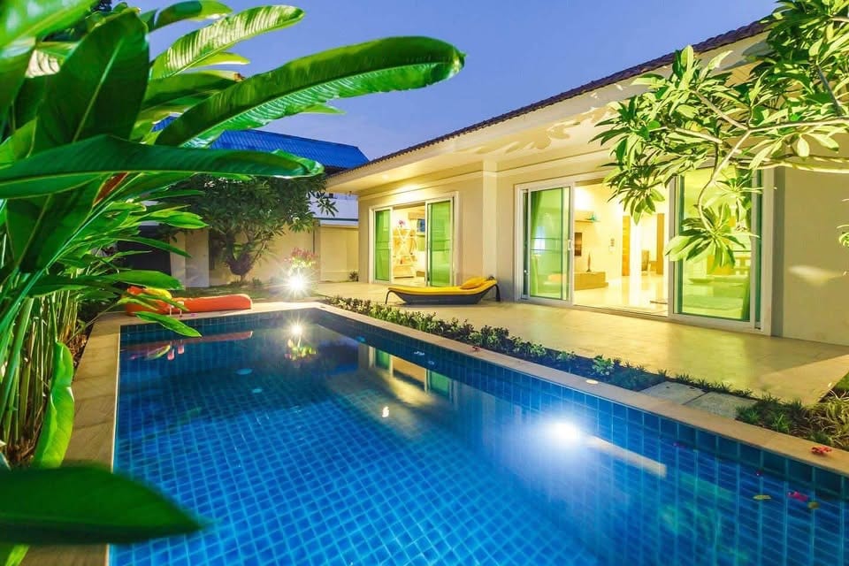 2-Bedroom Villa for Rent in Chalong, Phuket — pool view