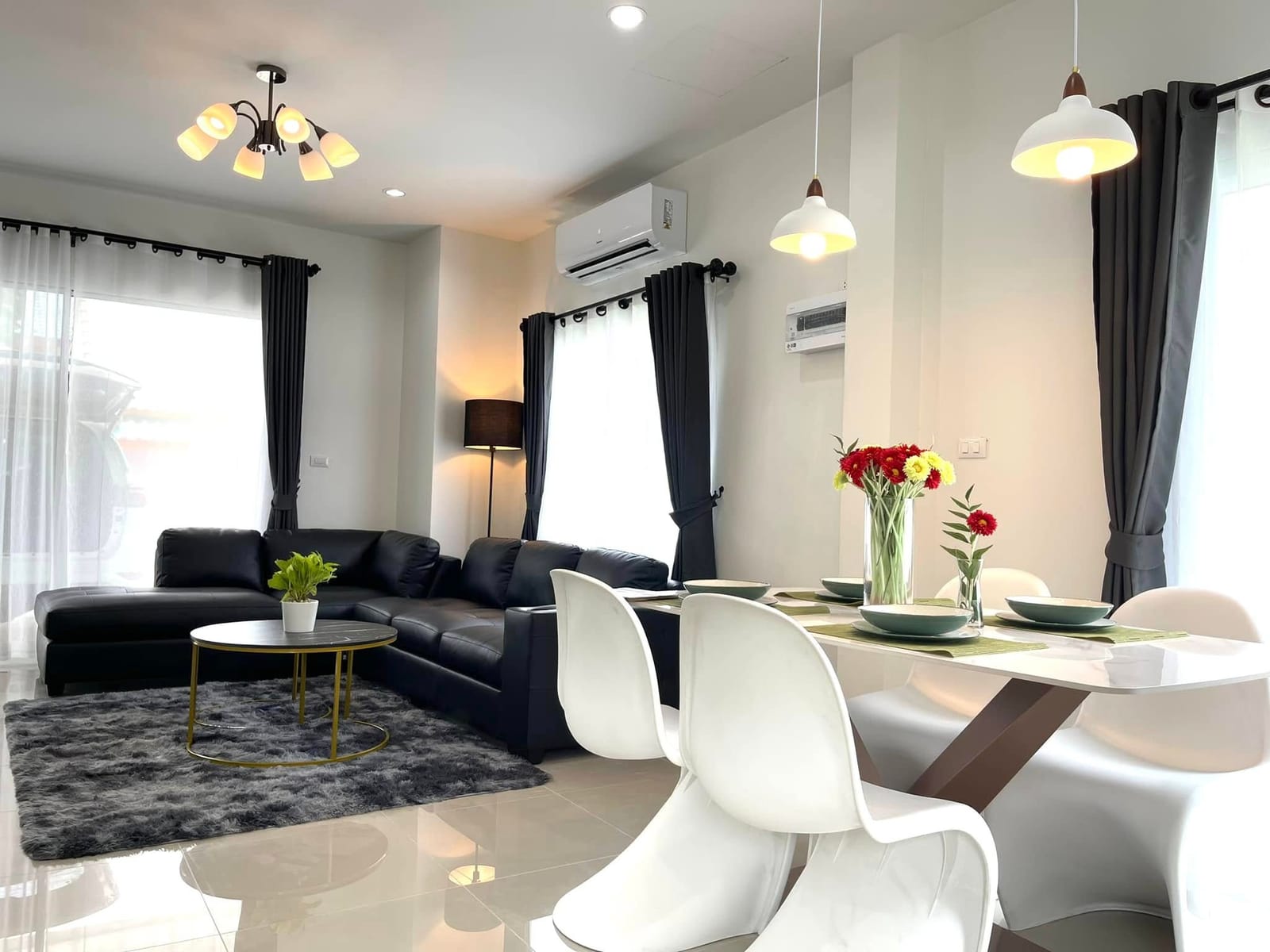 Modern 3-Bedroom House with Private Garden for Rent - Chalong 8