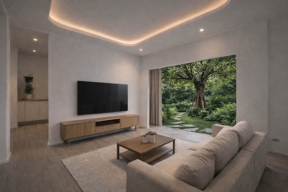 New Three-Bedroom House with Two-Car Carport — Manee Kram, Chalong 5