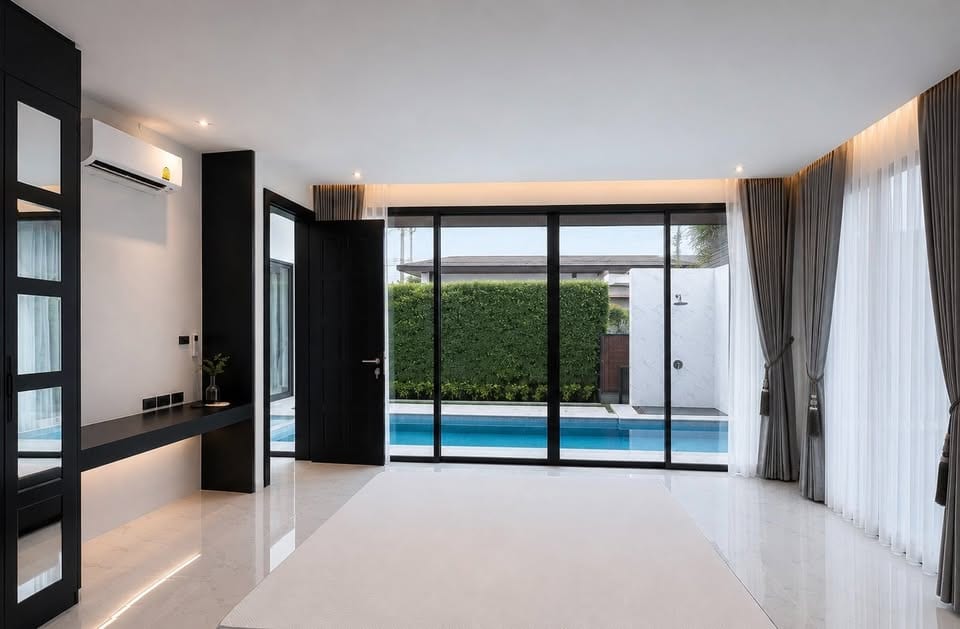 Renovated Salt-Water Pool Villa near RIS & BCIS — Chalong 10