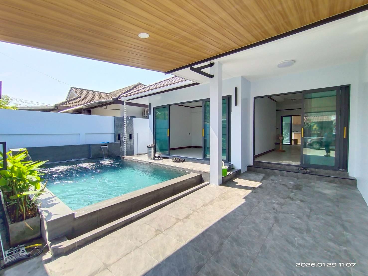 Modern Twin House with Private Pool — Chalong 33