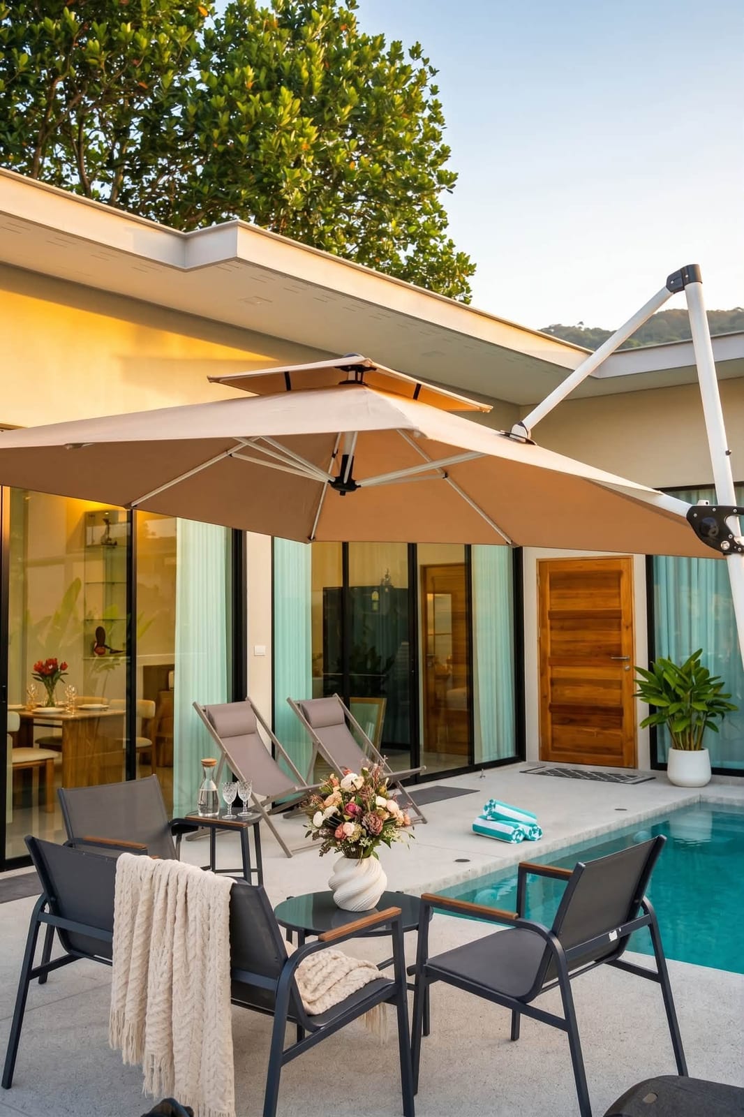 Two-Bedroom Mountain-View Pool Villa — Sookkiaw, Chalong 10