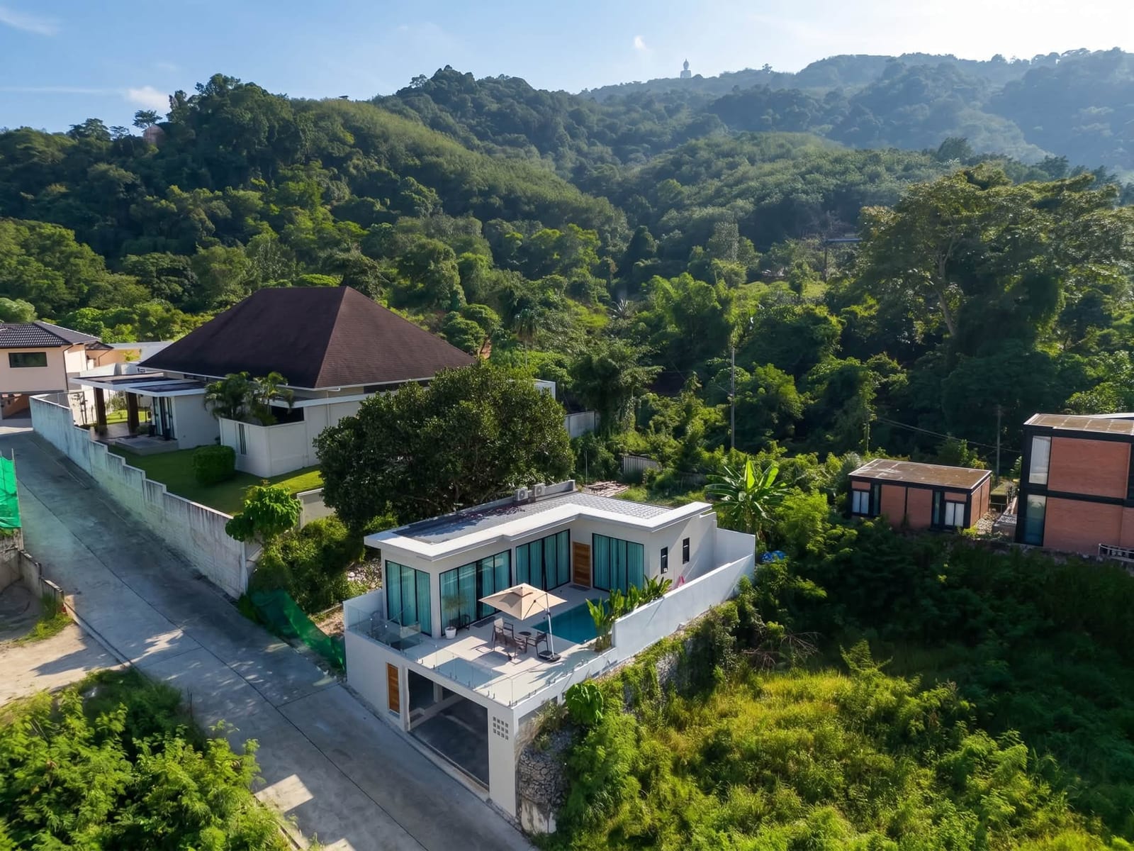 Two-Bedroom Mountain-View Pool Villa — Sookkiaw, Chalong 3
