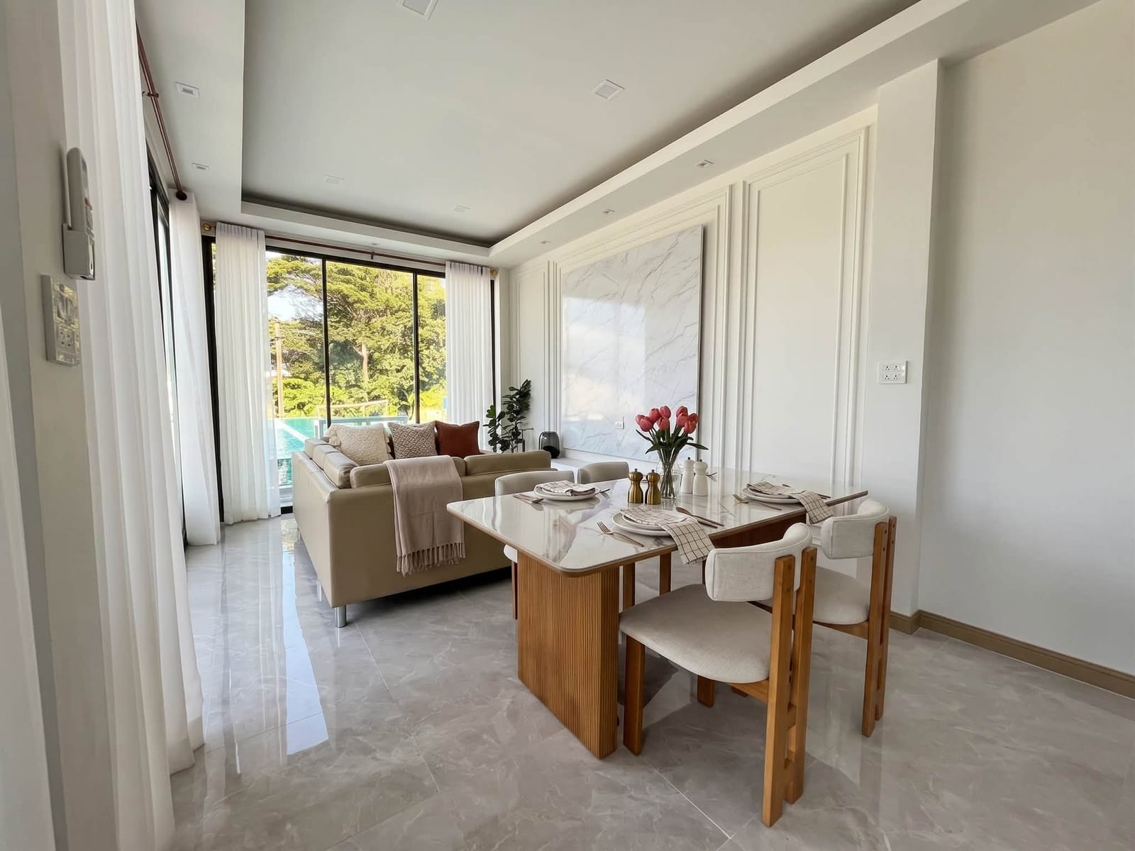 Two-Bedroom Mountain-View Pool Villa — Sookkiaw, Chalong 7