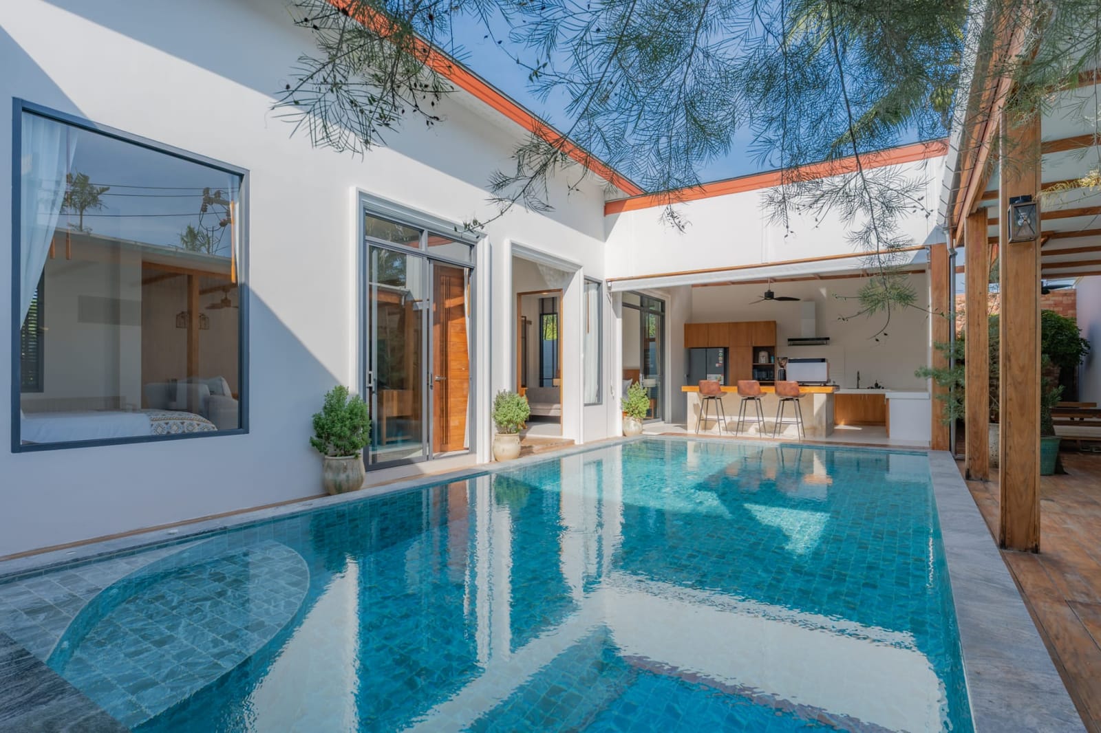 Modern Courtyard Pool Villa for Sale in Cherng Talay 23