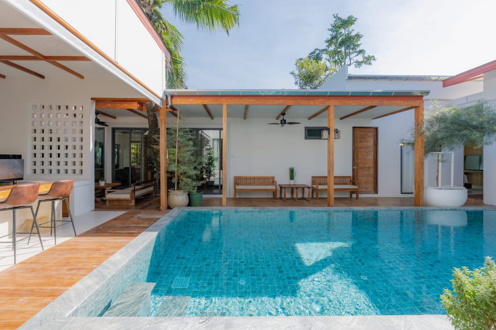 Modern Courtyard Pool Villa for Sale in Cherng Talay 38