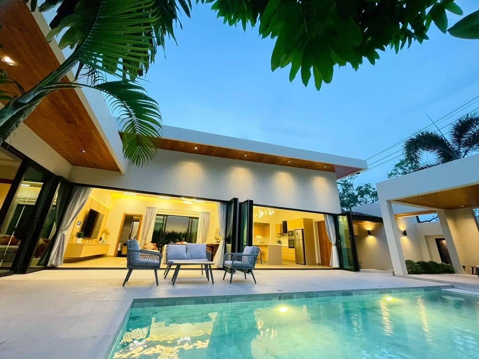 3-Bedroom Villa for Sale in Bang Tao, Phuket — pool view
