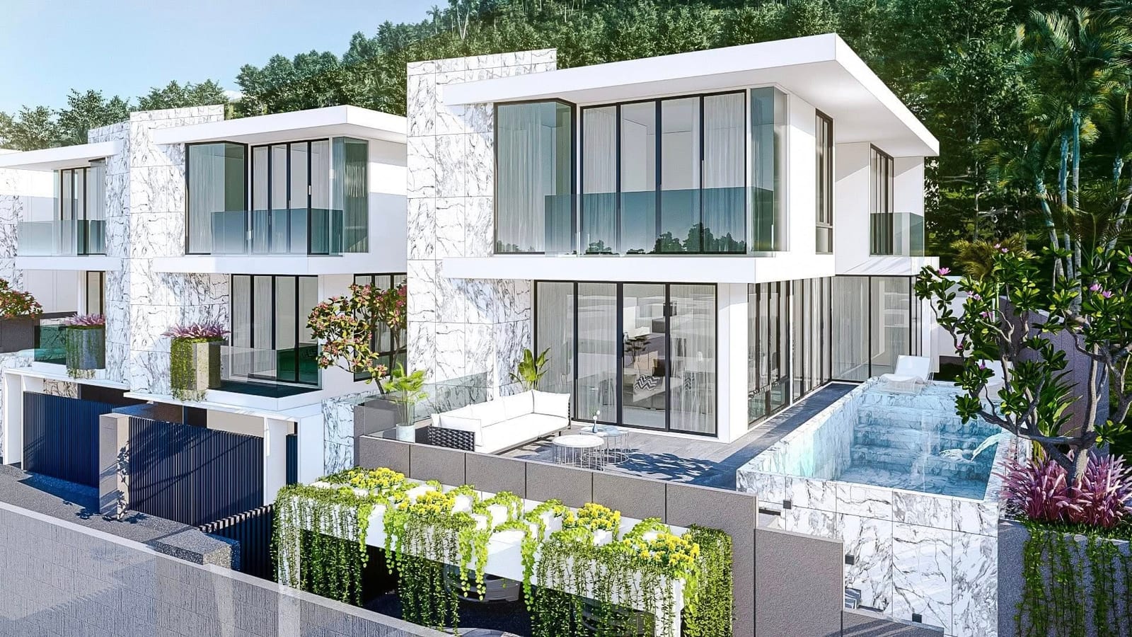 Pool Villa with Mountain and Sunset Views — Kata