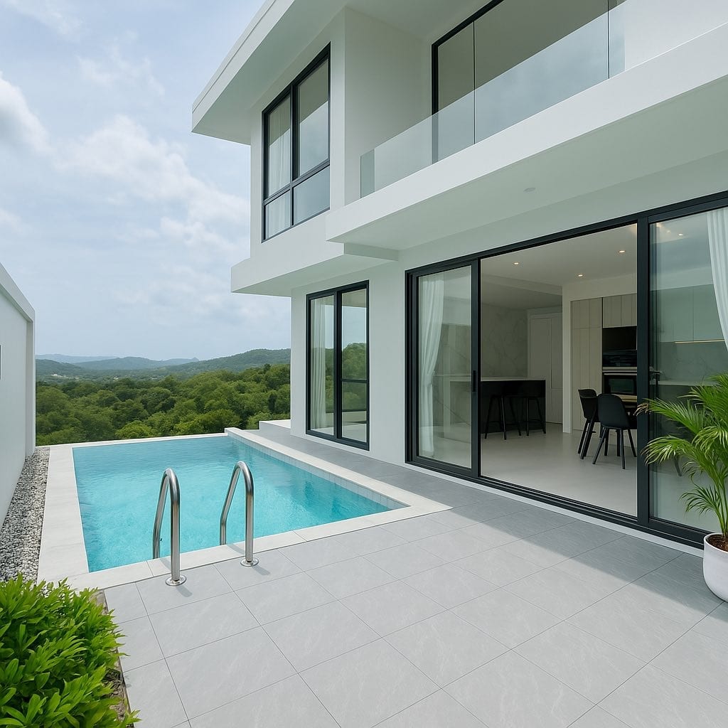 Pool Villa with Mountain and Sunset Views — Kata 12