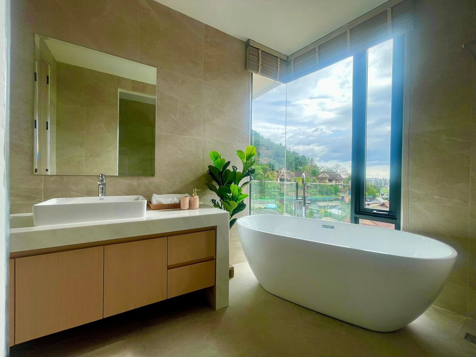 Pool Villa with Mountain and Sunset Views — Kata 3