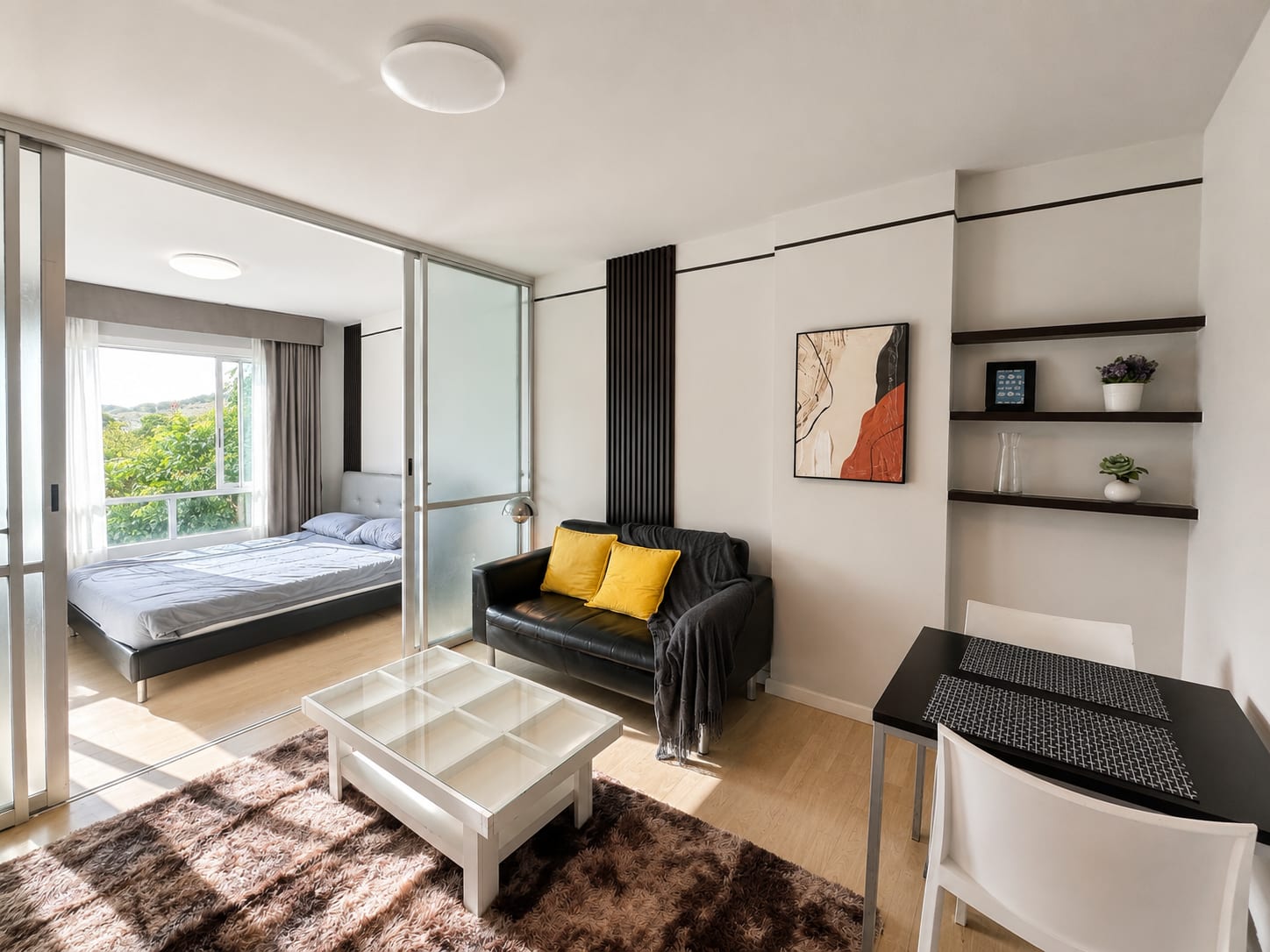 1-Bedroom Condominium for Rent in Kathu, Phuket — interior view