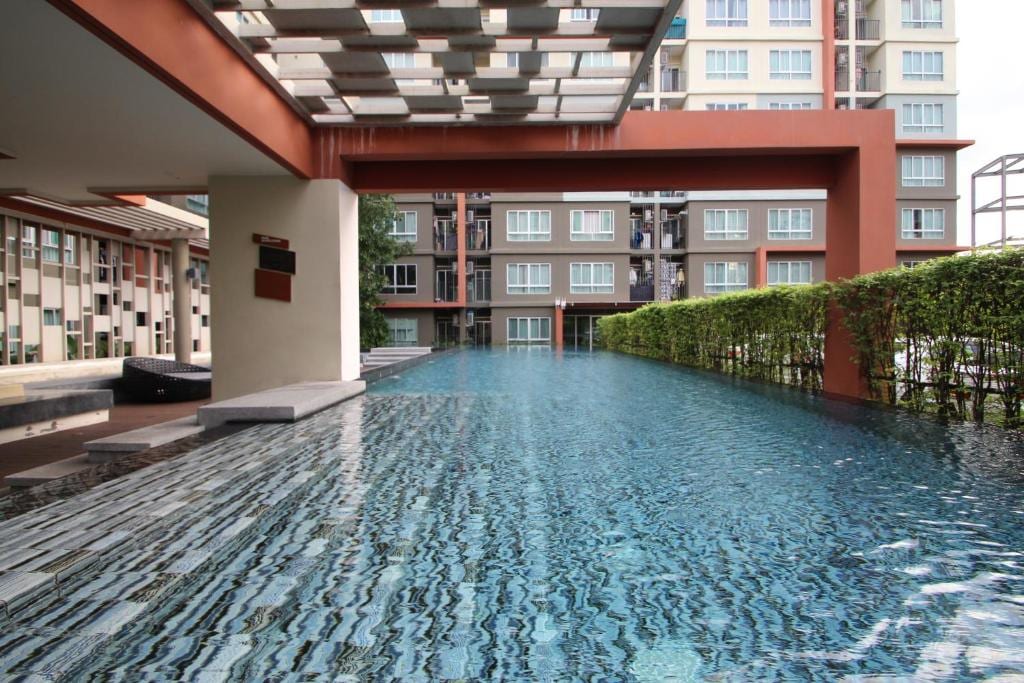 1-Bedroom Condominium for Rent in Kathu, Phuket — pool view