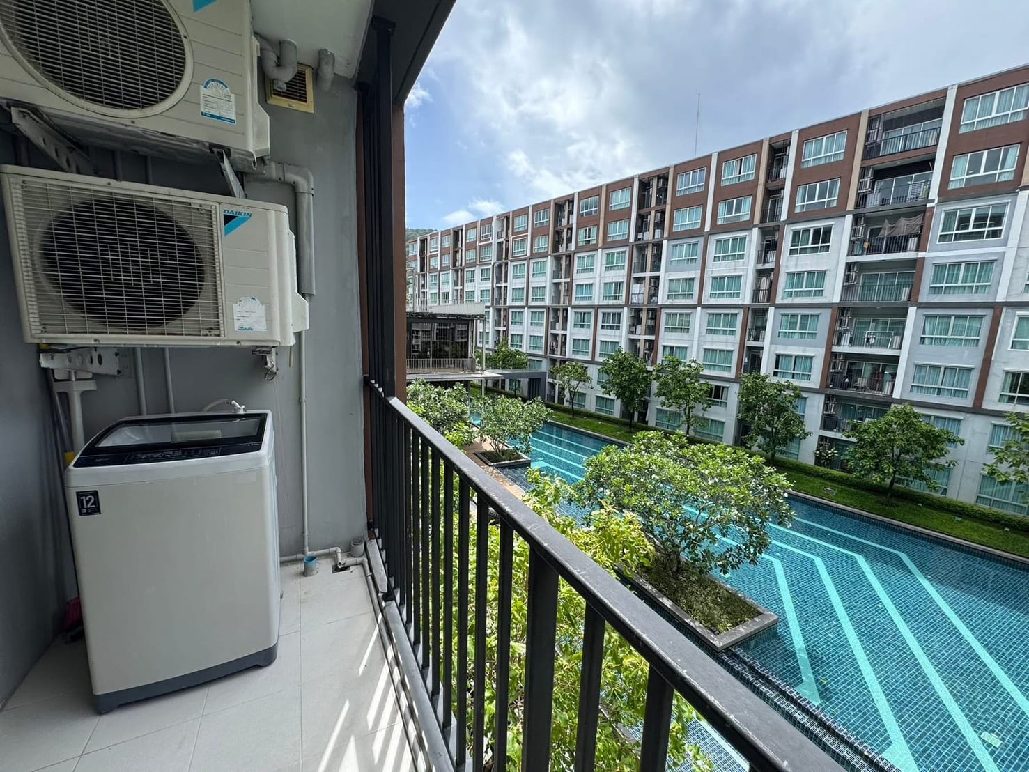 2-Bedroom Condominium for Sale in Kathu, Phuket — pool view