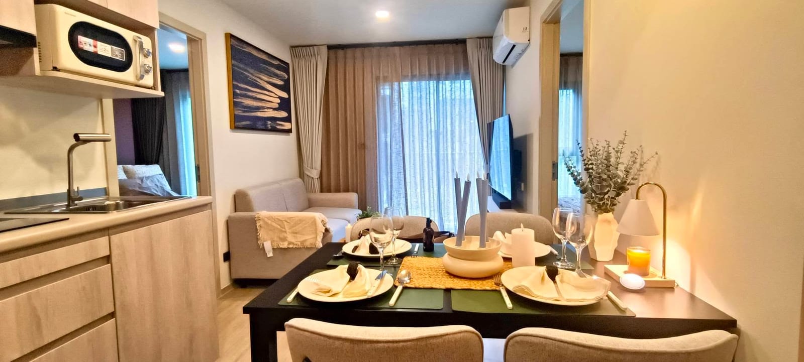2-Bedroom Condominium for Rent in Kathu, Phuket — interior view