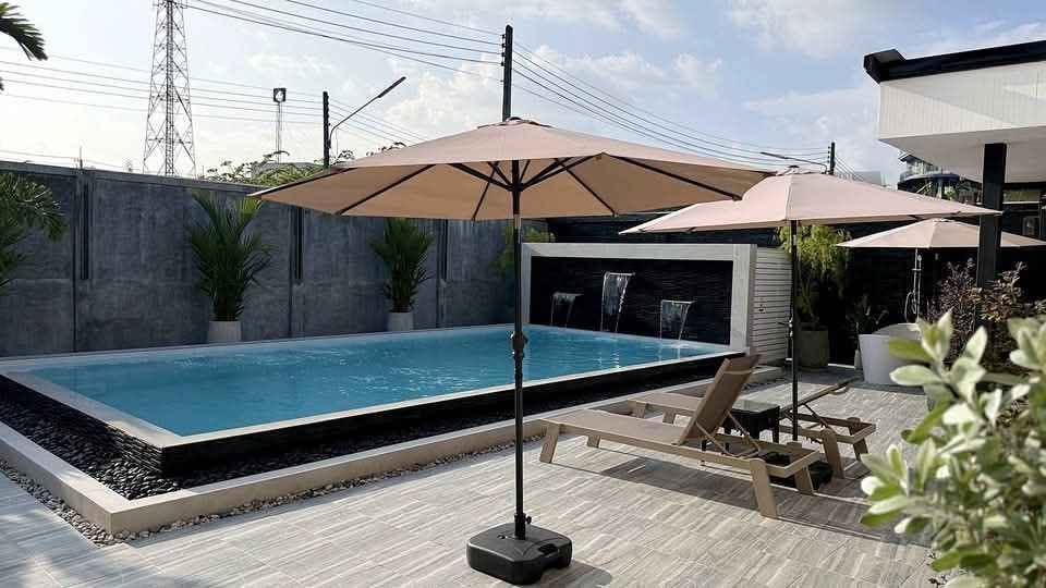 3-Bedroom Villa for Rent in Koh Kaew, Phuket — pool view