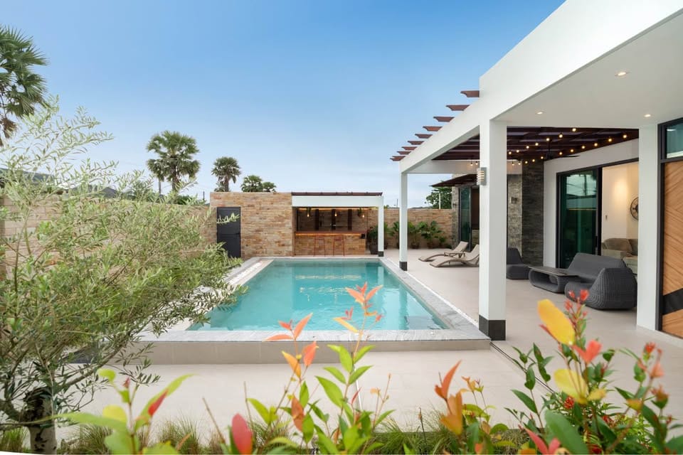 Modern 3+1 Bedroom Pool Villa near Laguna 12