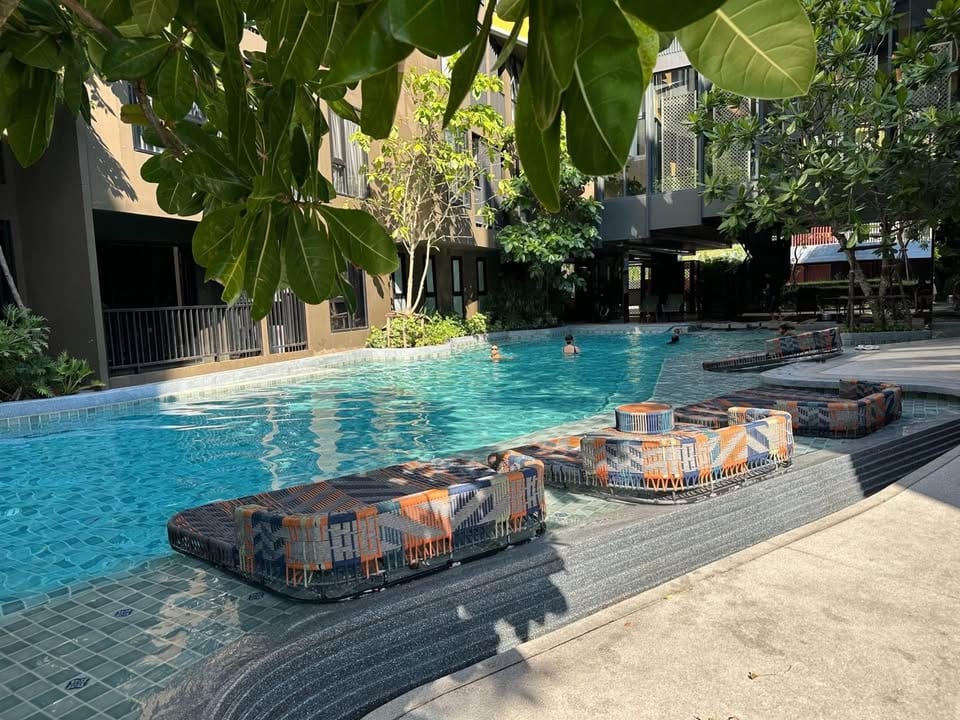 2-Bedroom Condominium for Rent in Phuket Town — pool view