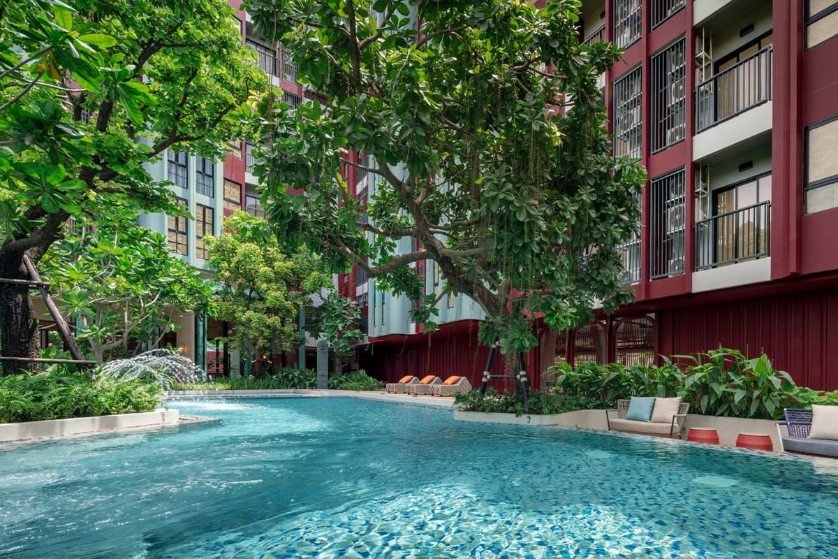Garden-View 2-Bedroom Apartment — The Base by Sansiri, Wichit