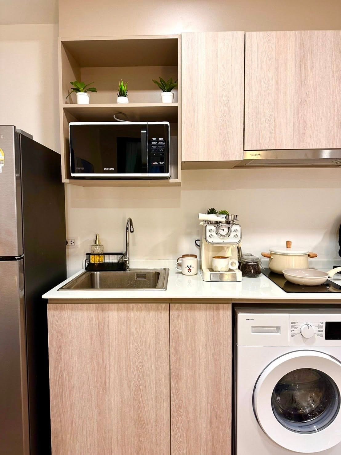 Garden-View 2-Bedroom Apartment — The Base by Sansiri, Wichit 11