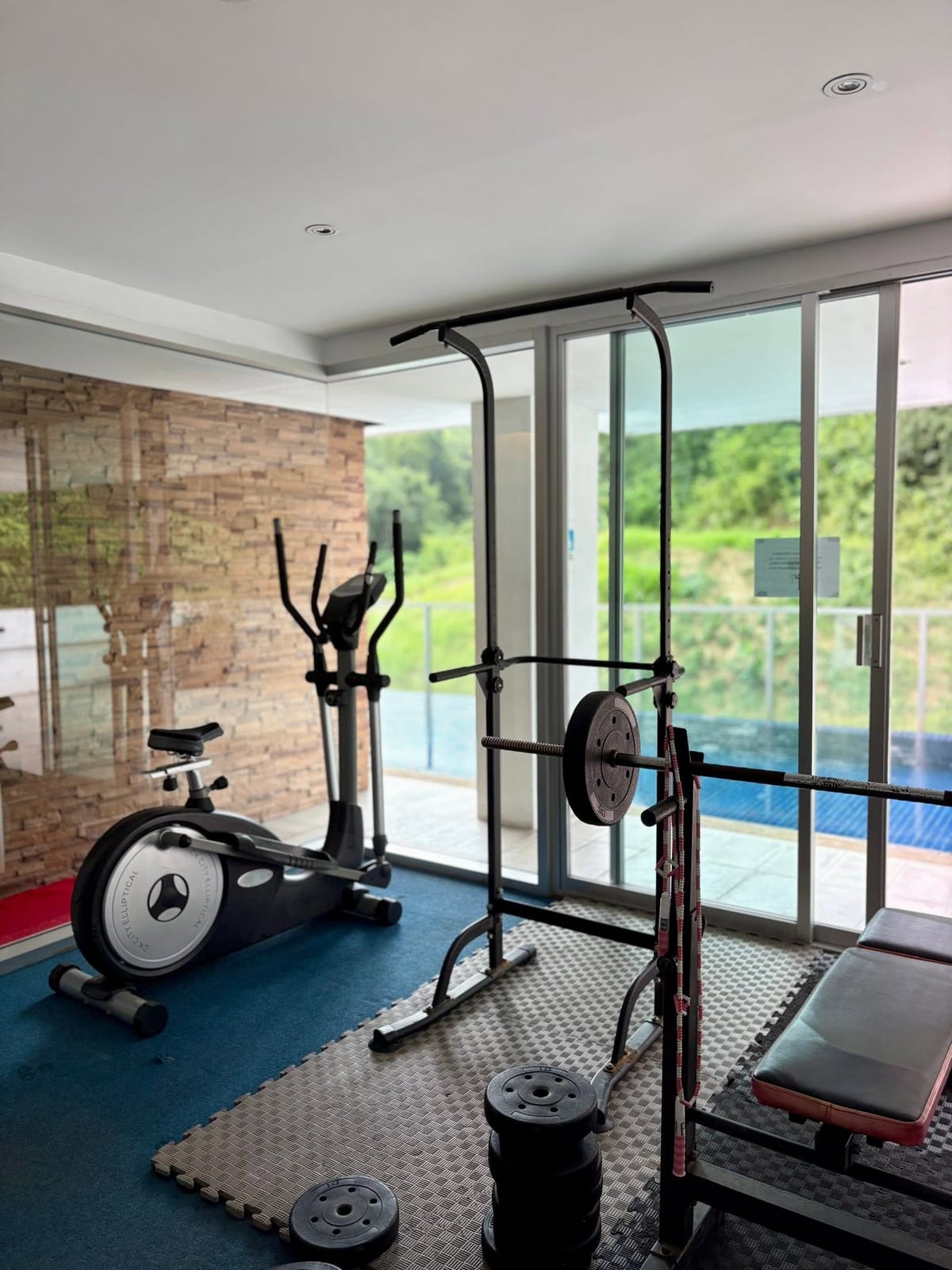 3-Bedroom Condominium for Rent in Phuket Town — pool view