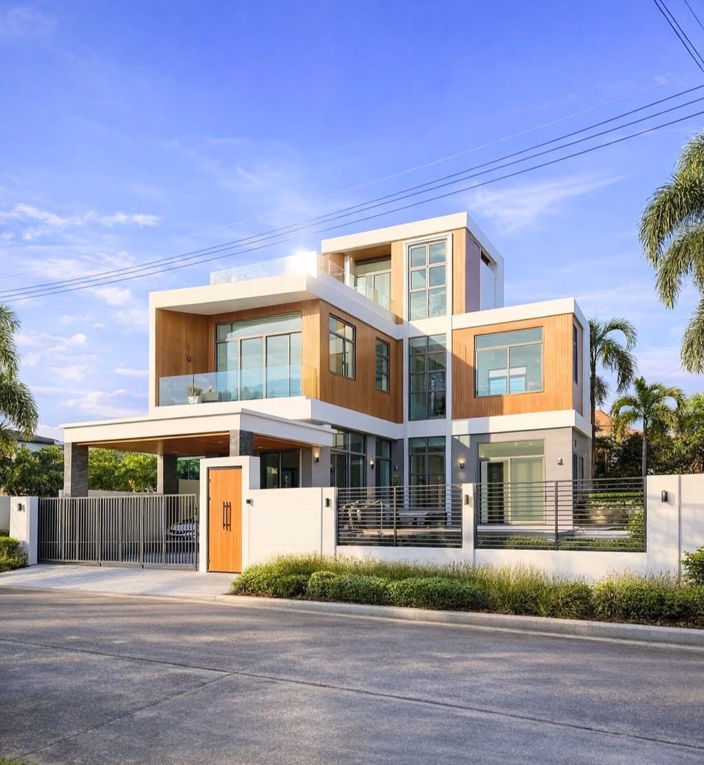 Brand-New 3-Storey Sky-Deck Pool Villa — Chalong