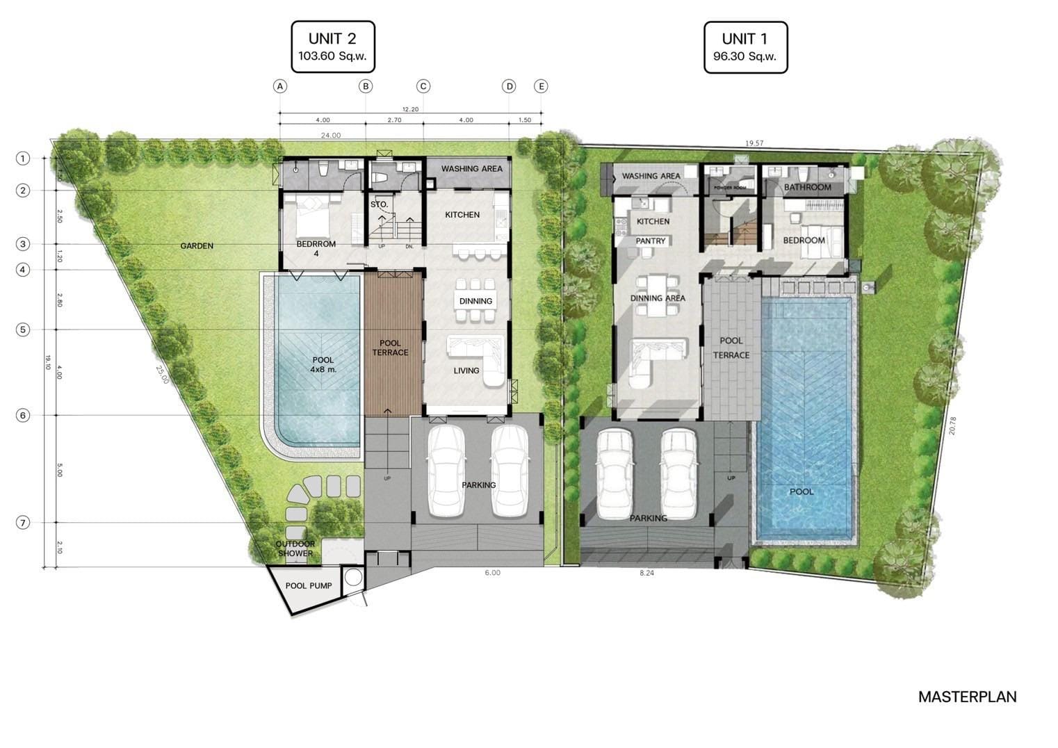 Brand-New 3-Storey Sky-Deck Pool Villa — Chalong 2
