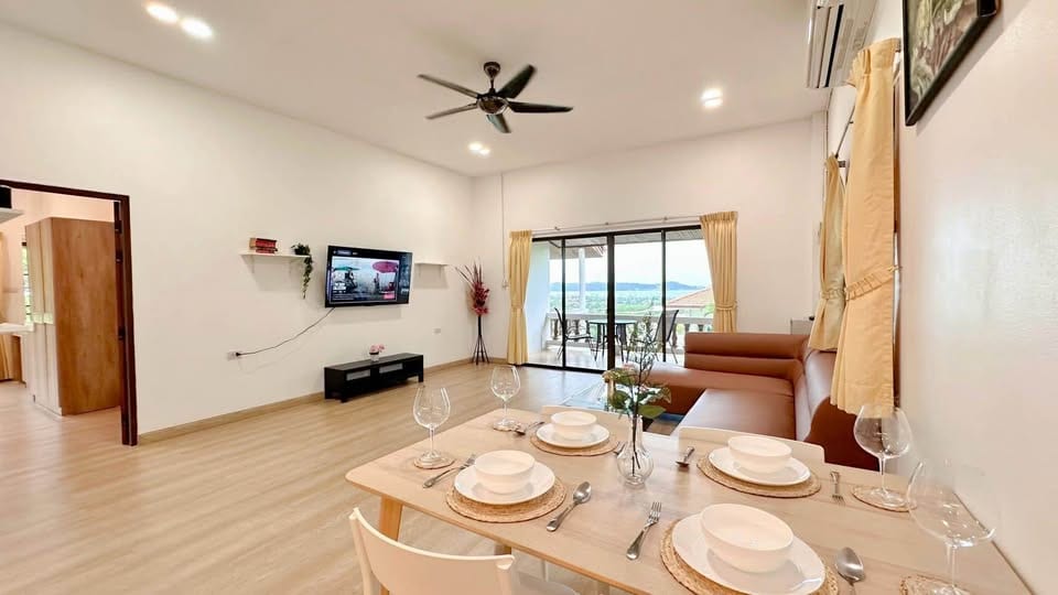 Three-Bedroom Hillside House with Sea and Valley Views — Rawai 11
