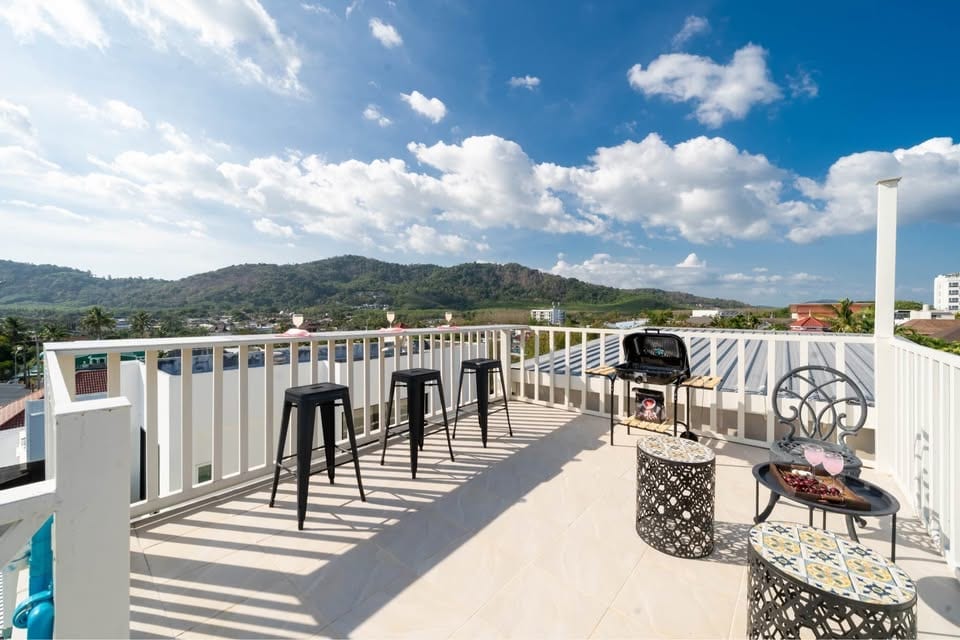 Boho Pool Villa with Rooftop Terrace — Saiyuan 4, Rawai 4