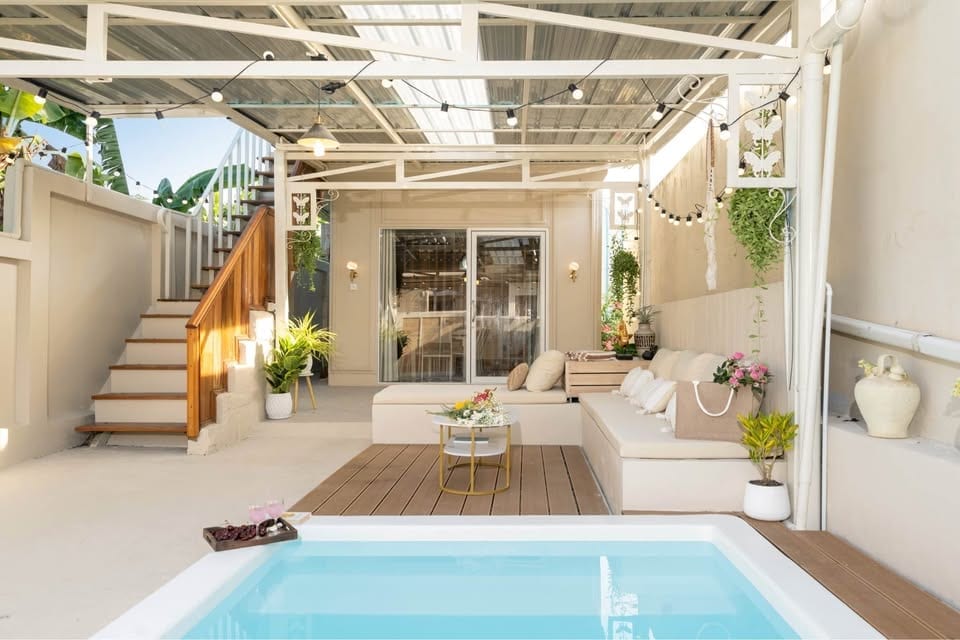 Boho Pool Villa with Rooftop Terrace — Saiyuan 4, Rawai 6