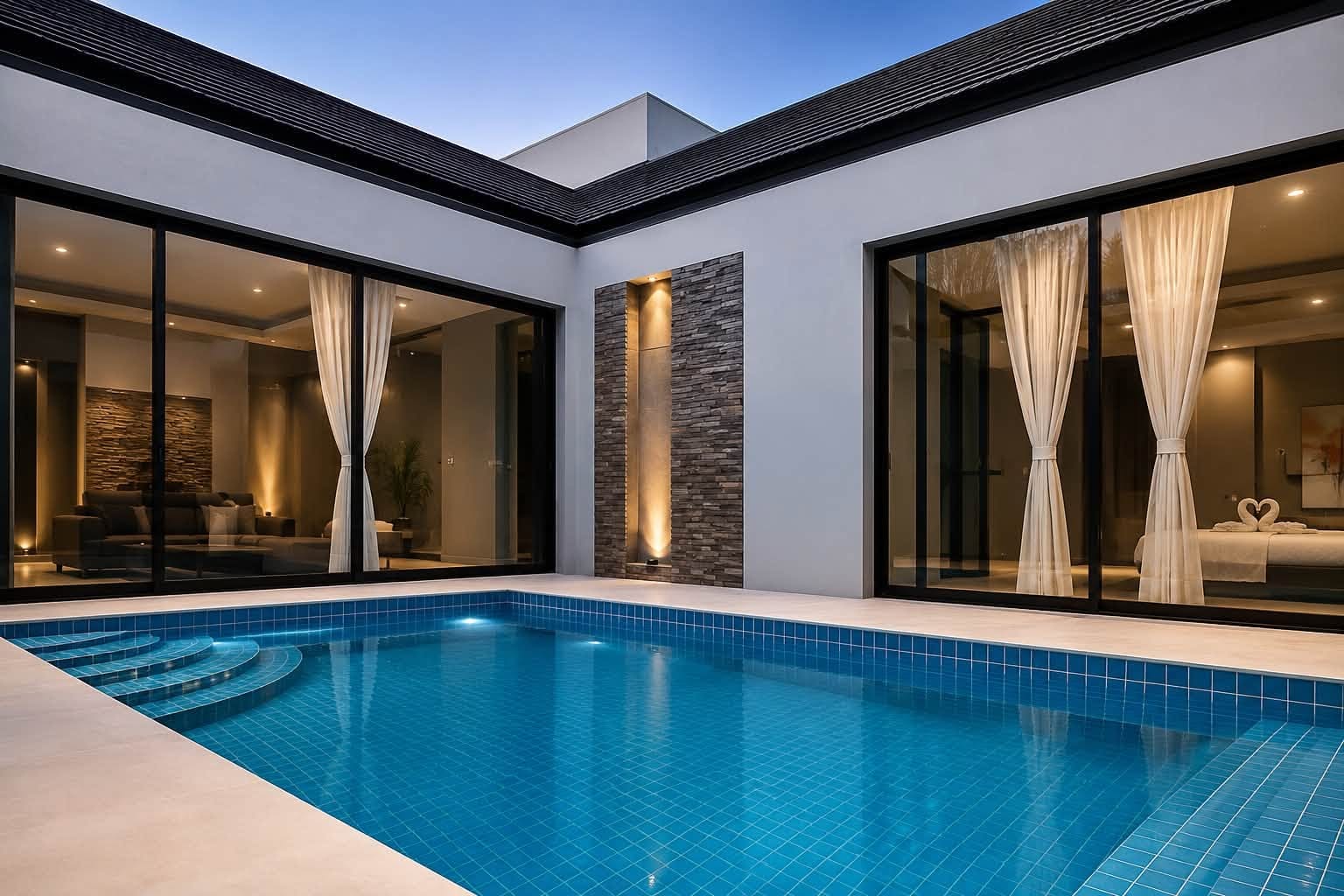 Luxury 3-Bedroom Pool Villa — 500 m from Rawai Beach
