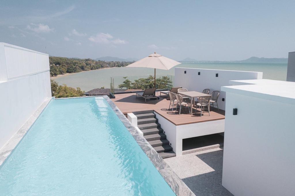 Luxury 4-Bedroom Seaview Pool Villa for Rent — Rawai 9