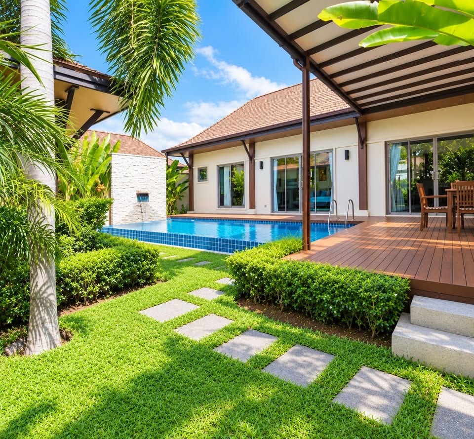 3-Bedroom Villa for Rent in Rawai, Phuket — exterior view