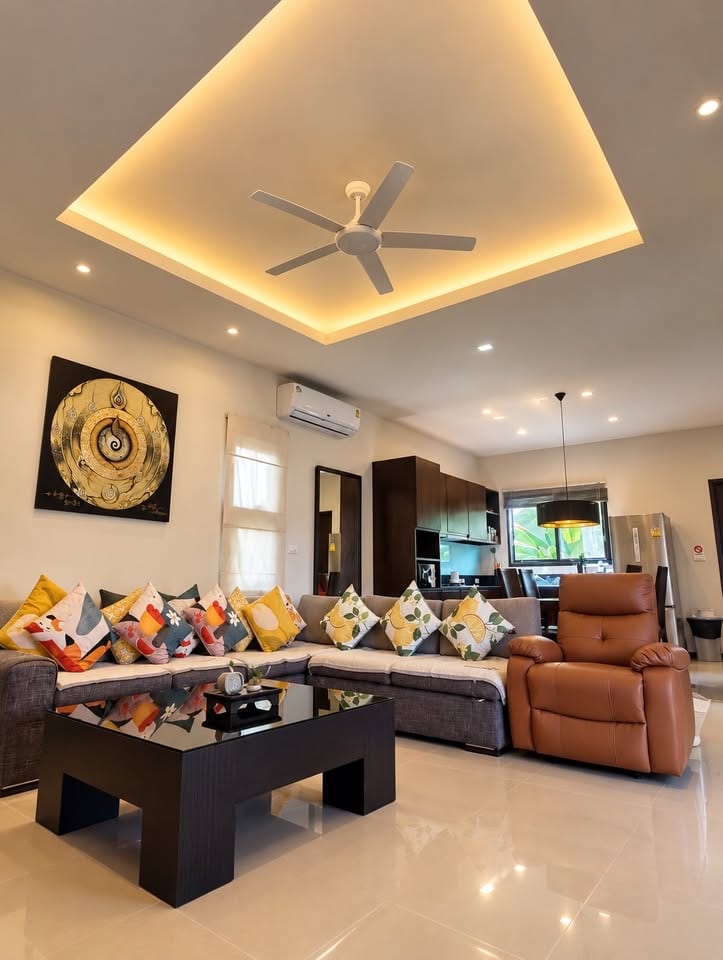 3-Bedroom Villa for Rent in Rawai, Phuket — interior view
