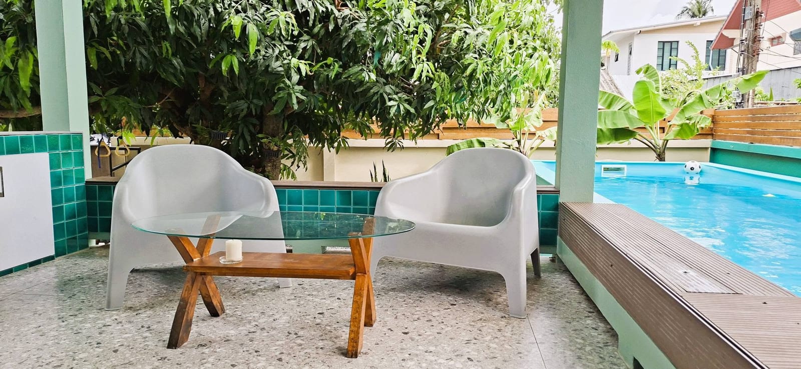 Pool House with Large Garden — Nai Harn, Rawai 14