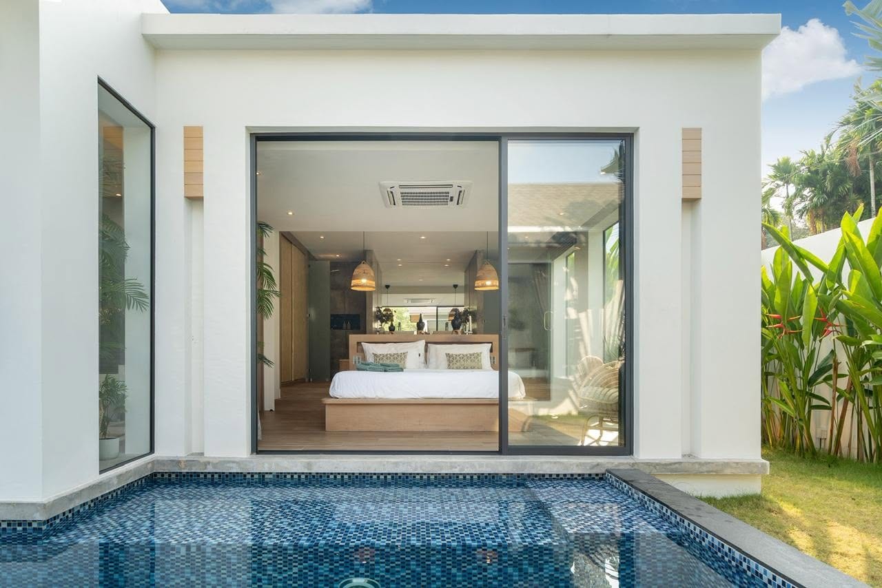 3-Bedroom Villa for Sale in Thalang, Phuket — pool view
