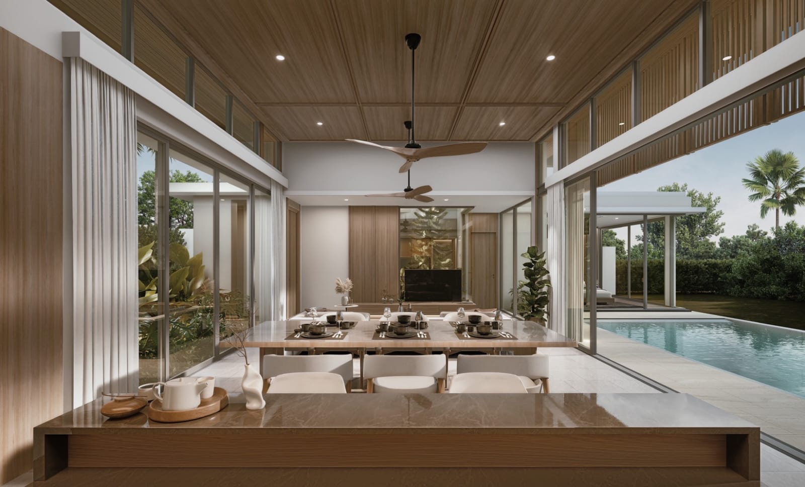 Monstera Pool Villa – Exclusive 3-Bedroom Villa near UWC & Thanyapura 6
