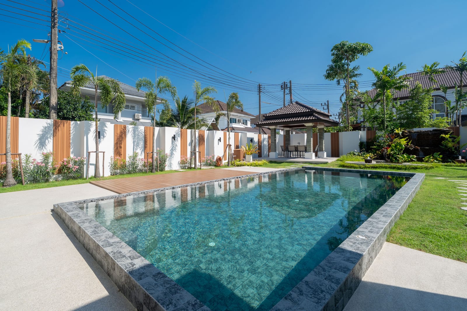 4-Bedroom Villa for Sale in Thalang, Phuket — pool view